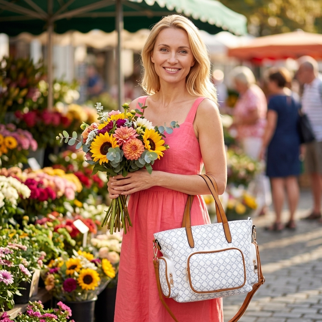 Dámska shopper kabelka YX 1088 biela