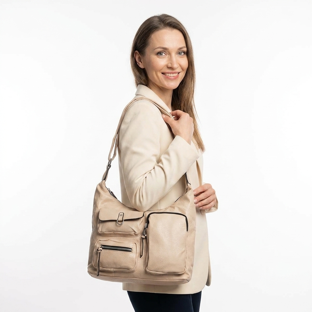 Dámska crossbody kabelka FB2429 béžová