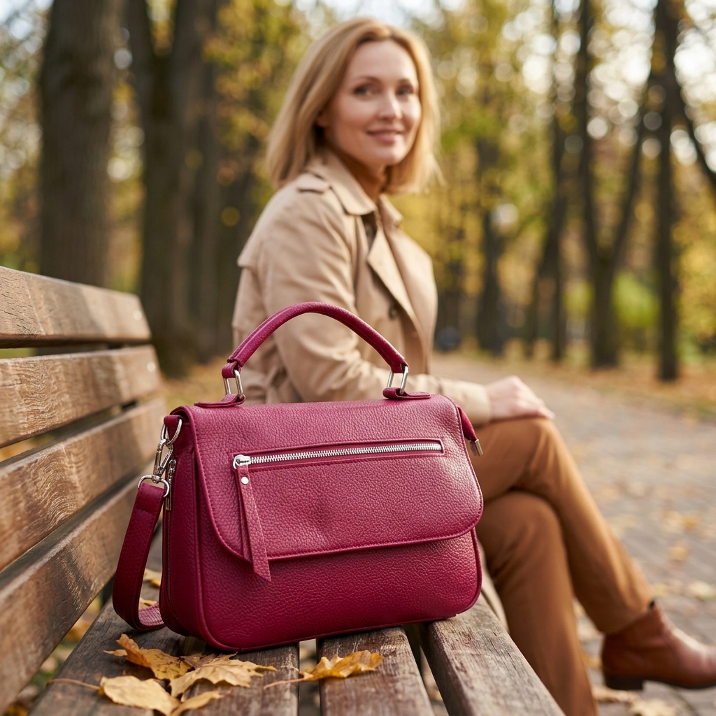 Dámska crossbody kabelka 8310 červená