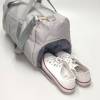 Multifunkčná športová taška B 6849 sivá www.kabelky vypredaj (5)