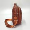 Pánska crossbody taška S1976 hnedá