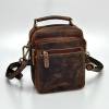 Luxusná pánska kožená crossbody  842 Tan koňak