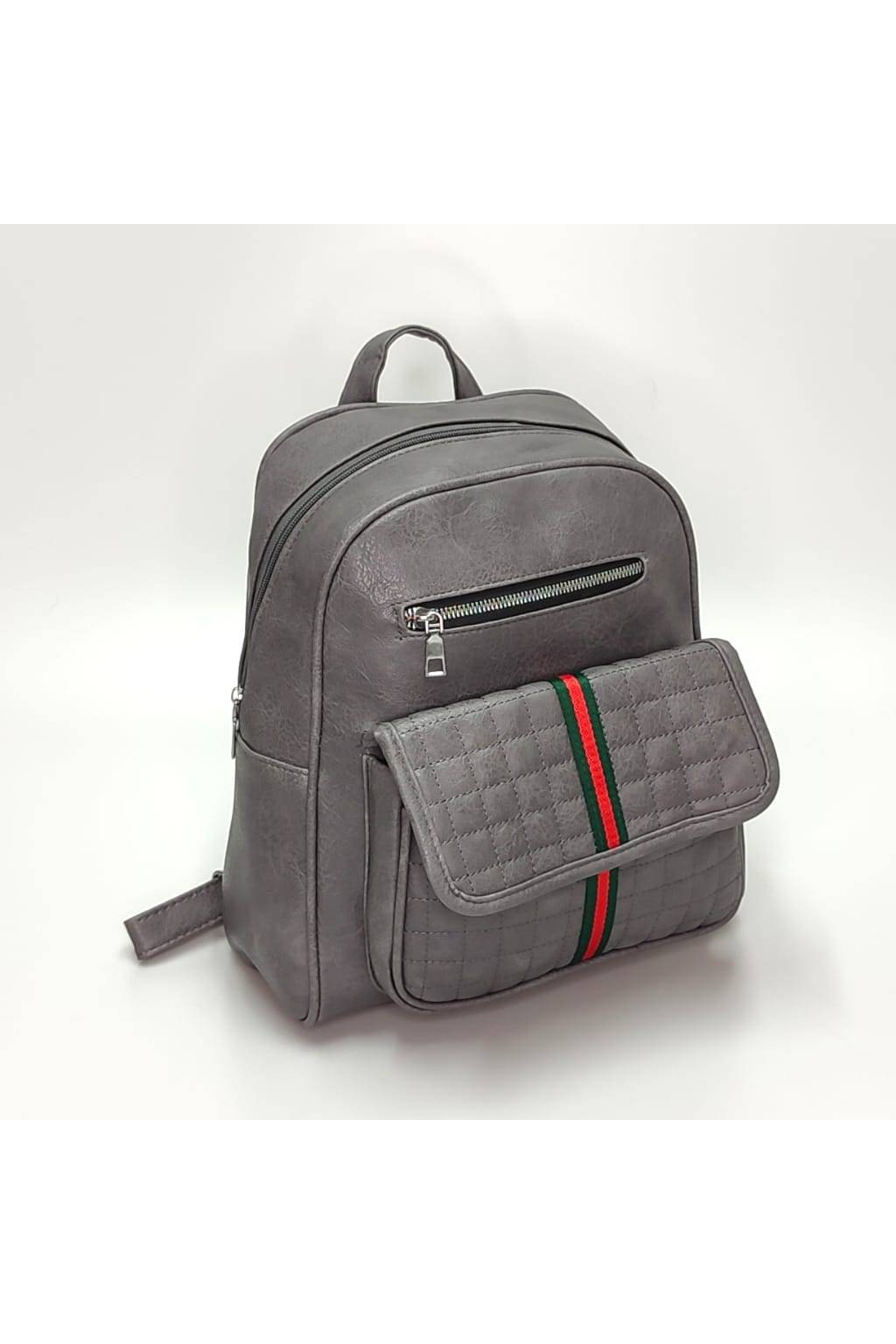 Dámsky ruksak 2571 tmavo sivý www.kabelky vypredaj (2)