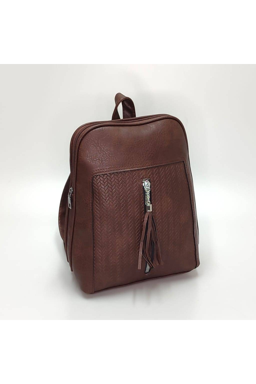 Dámsky ruksak 2548 čokoládový www.kabelky vypredaj (3)