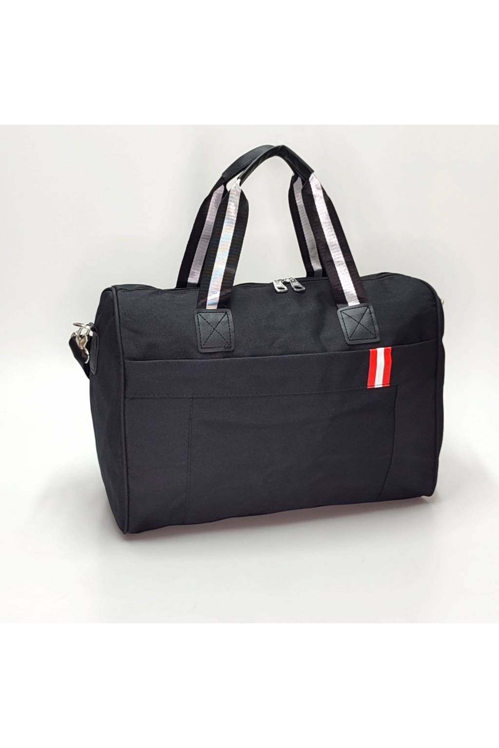 Cestovná taška B7047 M červená www.kabelky vypredaj (2)