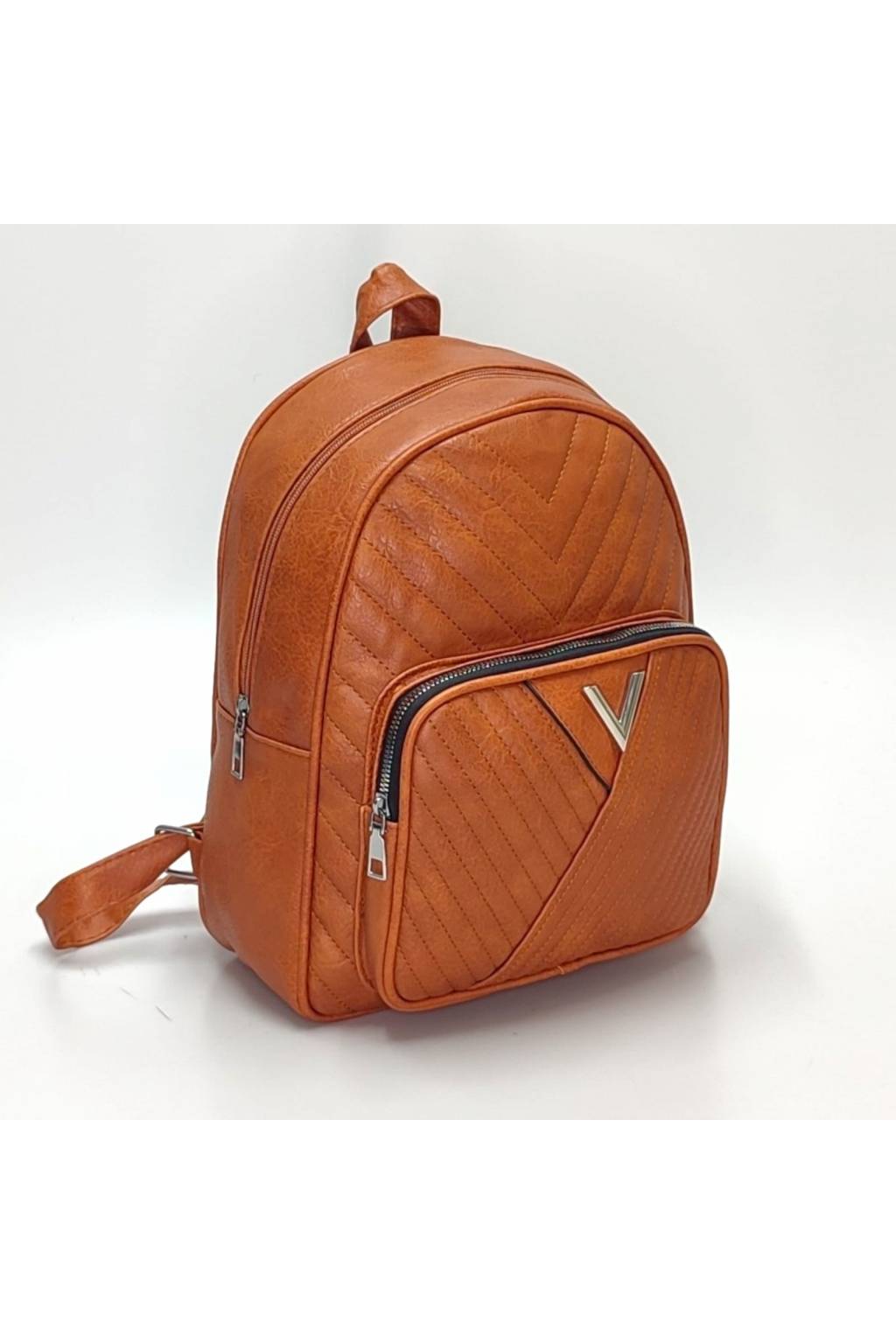Dámsky ruksak 2403 svetlohnedá www.kabelky vypredaj.eu (14)