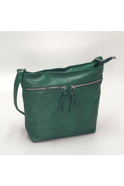 Dámska crossbody kabelka 193 zelená www.kabelky vypredaje (2)