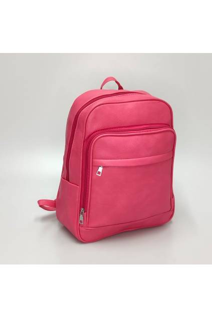 Dámsky ruksak 666L tmavo ružový www.kabelky vypredaj (2)