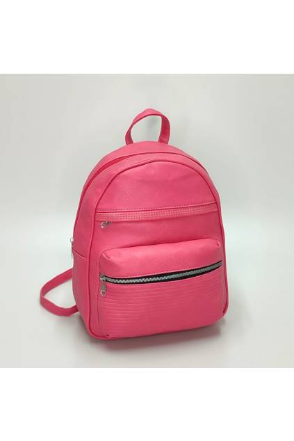 Dámsky ruksak 8618 tmavo ružový www.kabelky vypredaj (10)