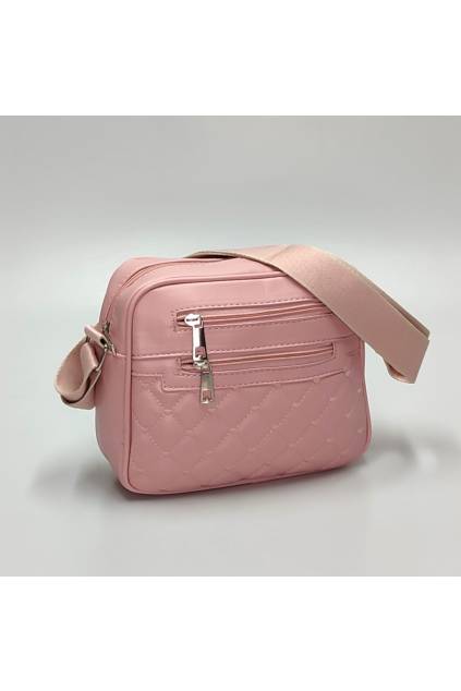 Dámská crossbody kabelka H5977 světle růžová