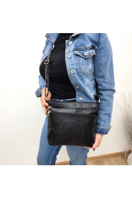 Dámská crossbody kabelka S684-S631-2 černá