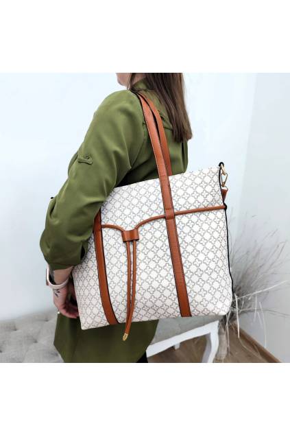Dámská shopper kabelka GK1754 béžová
