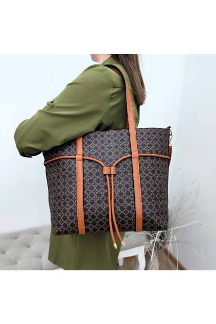 Dámská shopper kabelka GK1754 hnědá (coffee)