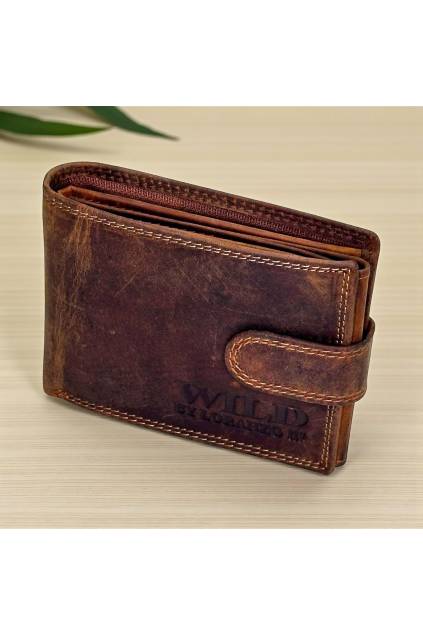 Kožená peňaženka WID 895 TAN