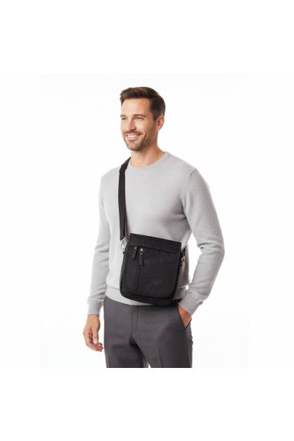 Pánská crossbody taška 826 černá