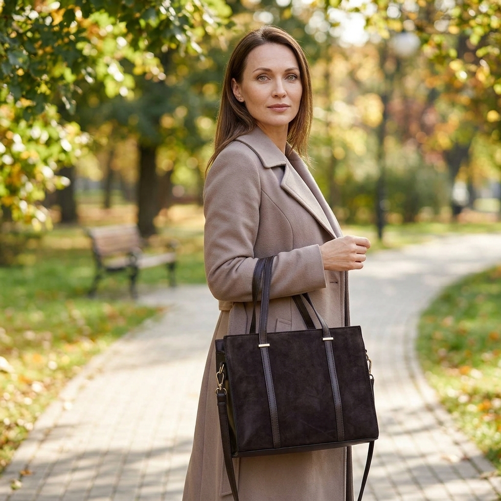 Elegantní dámská kabelka S1357 černá