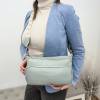 Dámská crossbody kabelka BX-257 šedo zelená