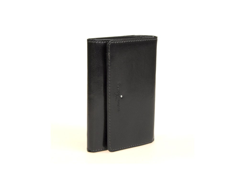 Kožená peňaženka Franco Bellucci čierna