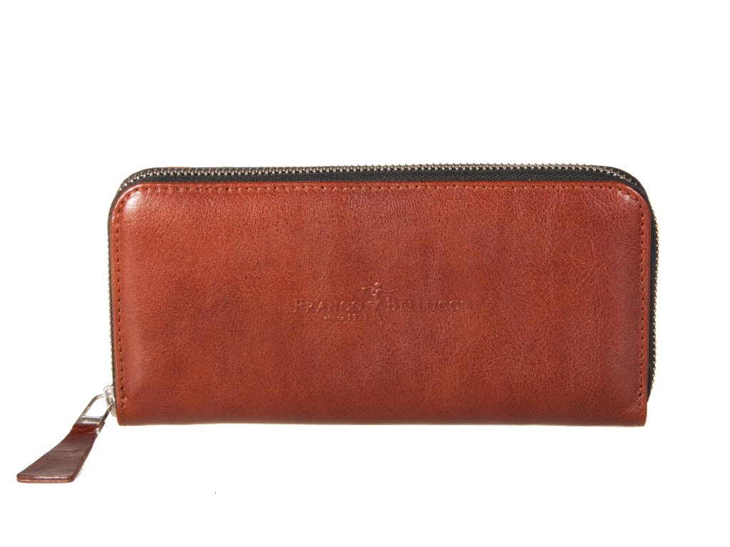 Kožená peňaženka Franco Bellucci svetlo hnedá