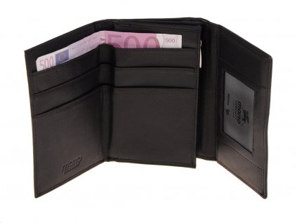 Mano kožená peněženka černá