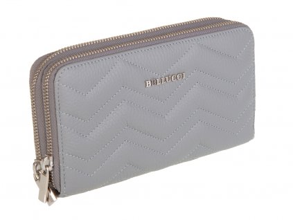 Franco Bellucci kožená peňaženka šedá