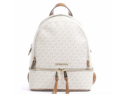 Michael Kors batoh Rhea vanilla hnědá
