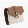 Michael Kors peněženka Carmen logo vanilla