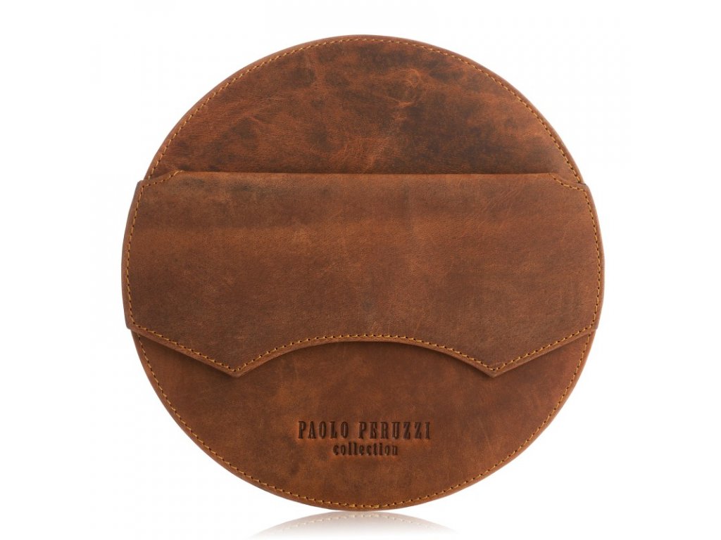 101646 8 damska kulata taska na rameno paolo peruzzi vintage oranzova