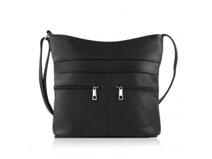 101103 7 damska kozena crossbody taska paolo peruzzi cerna