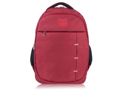 Cestovní batoh na notebook voděodolný PERUZZI; červená
