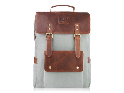 Pánský batoh do práce i do města PAOLO PERUZZI; šedá