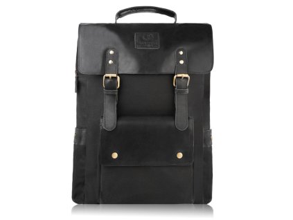 Pánský batoh do práce i do města PAOLO PERUZZI; černá