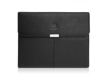 Kožená spisovka jako organizér A4 Peruzzi; černá