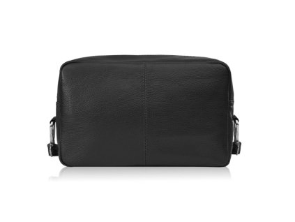 Dámská kožená kabelka přes rameno klasická Peruzzi; černá