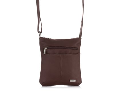 86541 prakticka damska crossbody kabelka paolo peruzzi hneda