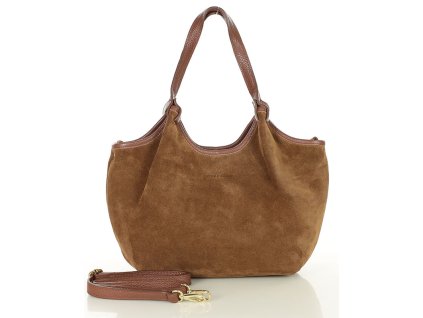 Dámská kabelka hobo taška MARCO MAZZINI; hnědá