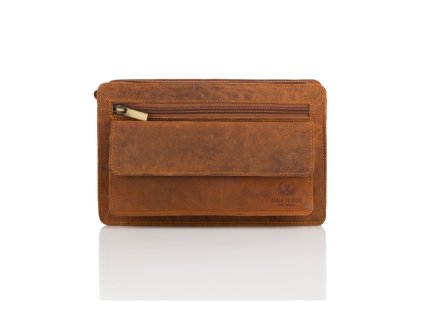 88845 panska italska vintage etue paolo peruzzi svetle hneda