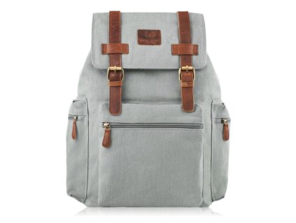 Velký batoh do práce i do školy PAOLO PERUZZI; šedá SKL