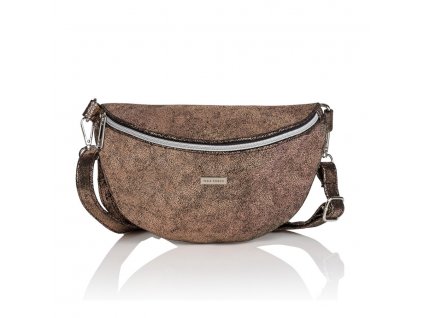 86067 damska modni crossbody ledvinka paolo peruzzi hneda