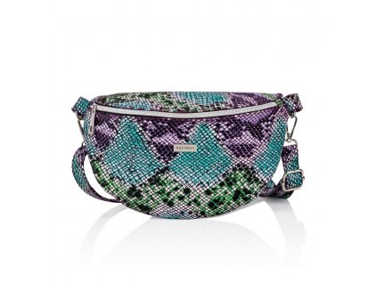 86142 5 damska modni crossbody ledvinka paolo peruzzi tyrkysova