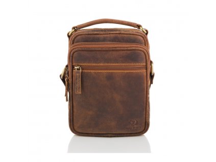 88863 prakticka crossbody taska na rameno hneda