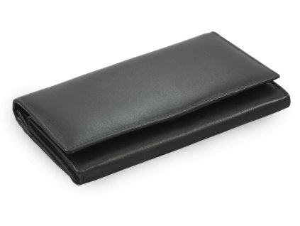 cerna damska kozena psanickova penezenka s klopnou 511 4027 60