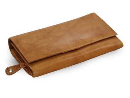 svetle hneda damska psanickova kozena penezenka s klopnou 511 7120 05