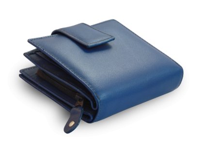 modra damska kozena penezenka se zapinkou 511 5937 97