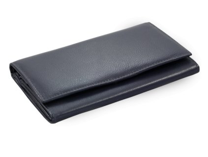 modra damska kozena psanickova penezenka s klopnou 511 4027 97