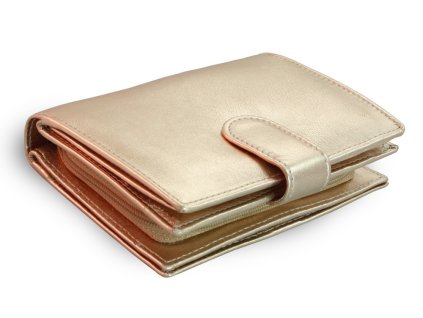 ruzovozlata damska kozena penezenka se zapinkou 511 9769 01