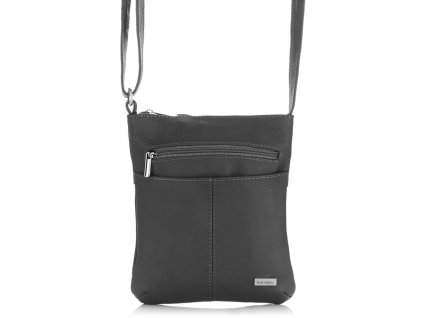 Praktická dámská crossbody kabelka PAOLO PERUZZI; šedá SKL