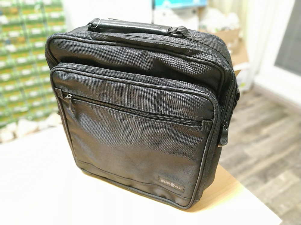 Bag Street Textilní značková taška na notebook SUR5AL; černá SKL NOV