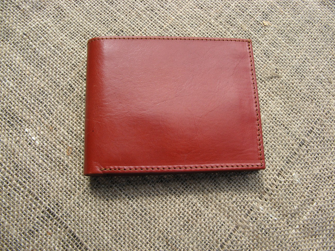 Triton Pánská ručně šitá peněženka z pravé kůže MARTIN - česká výroba; hnědá