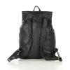 Elegantní dámský batoh formátu A4 z kůže MAZZINI; černá